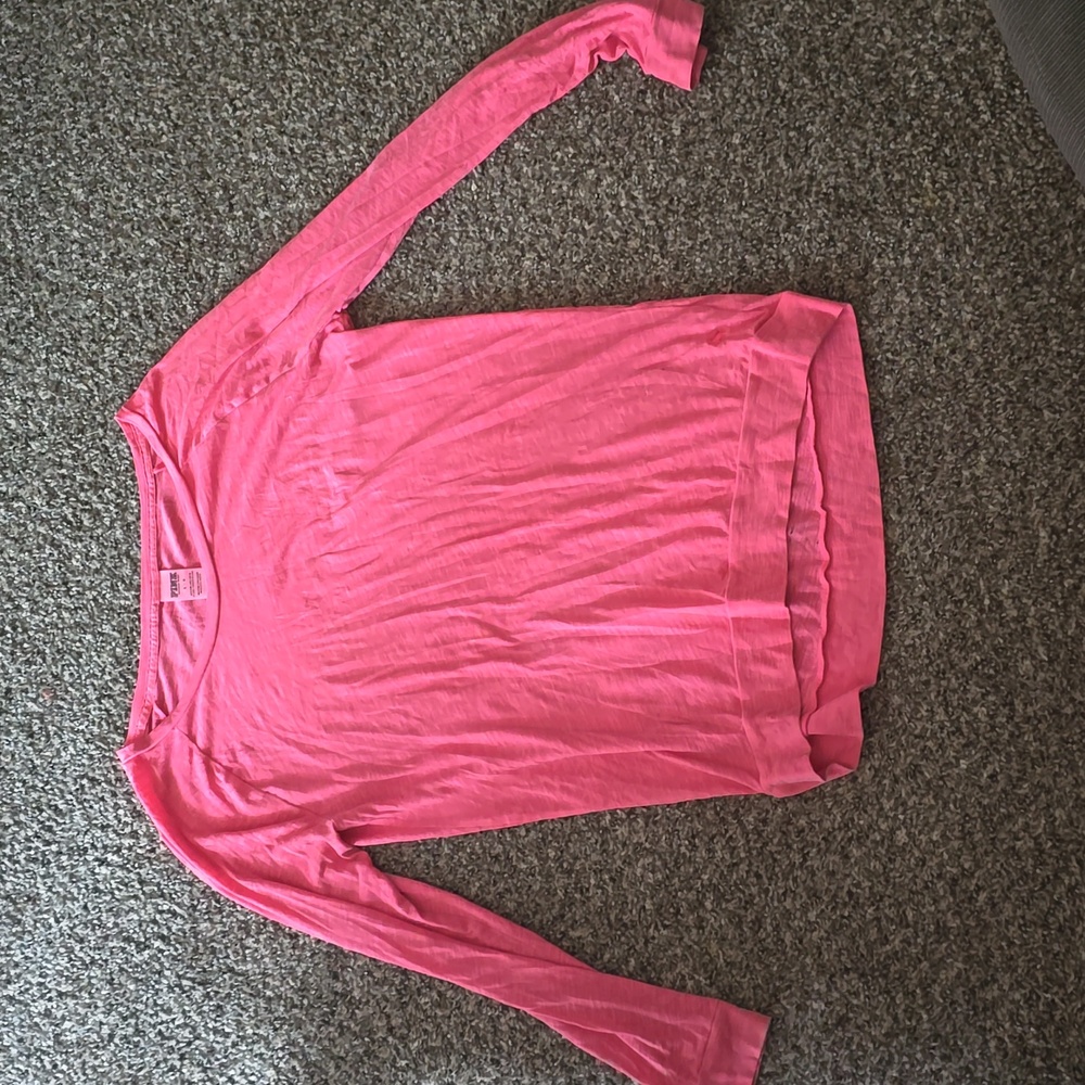 PINK Long sleeve size L color:pink